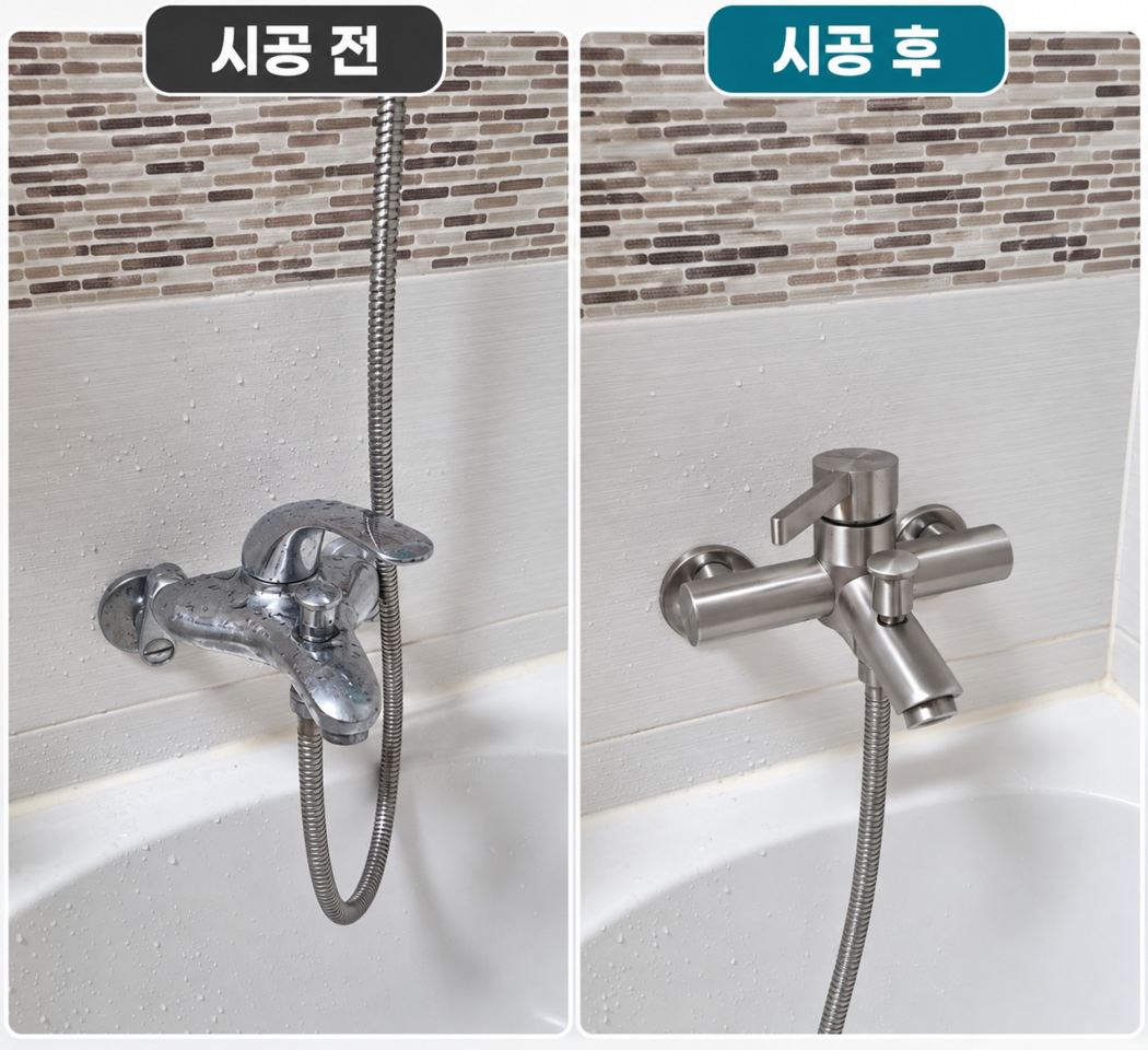 집수리 수전교체 시공사진